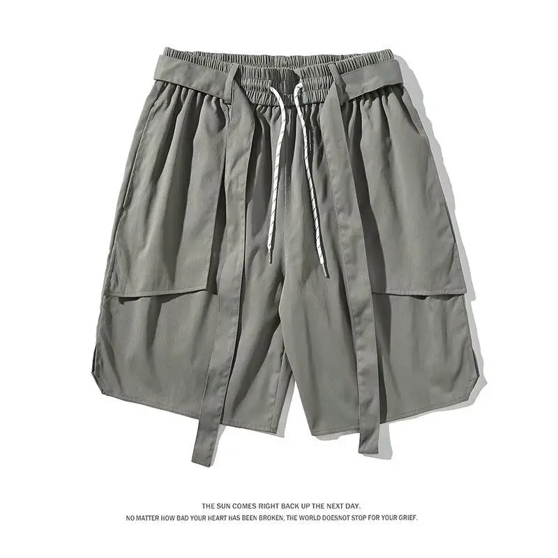 Short cargo décontracté pour homme, mode vintage, personnalité, tout match, classique, rue coréenne, proximité de la taille, wstring