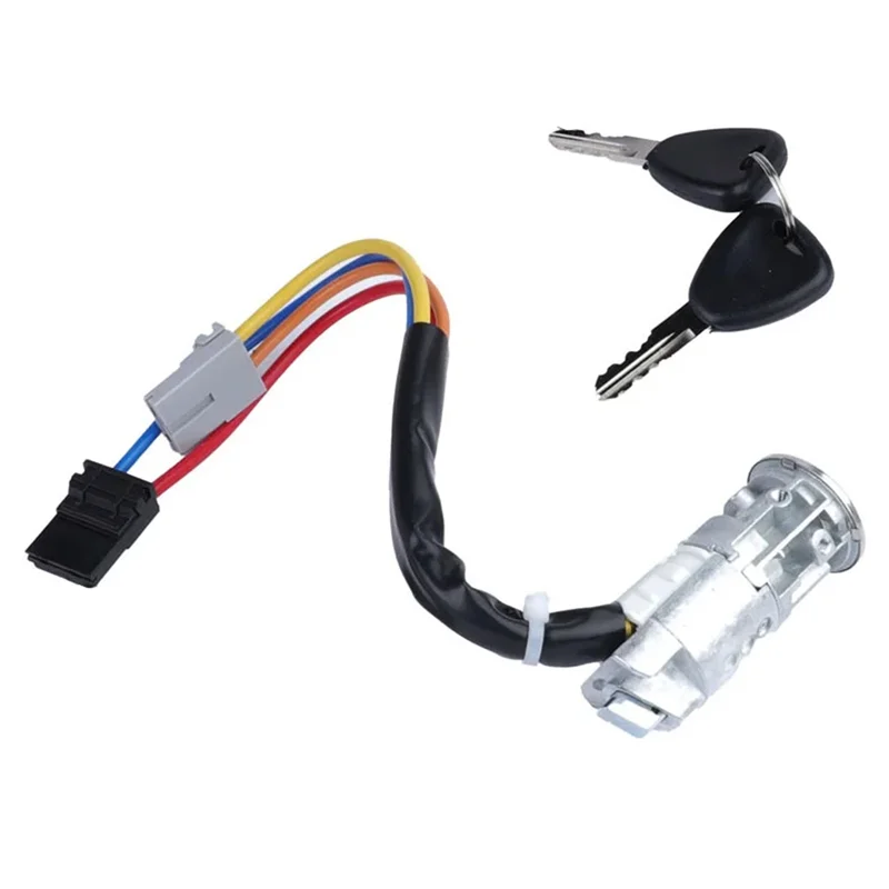 Coche 7701470736 77014-70736 cilindro de cerradura de encendido y llave de interruptor para Renault Kangoo-A93R