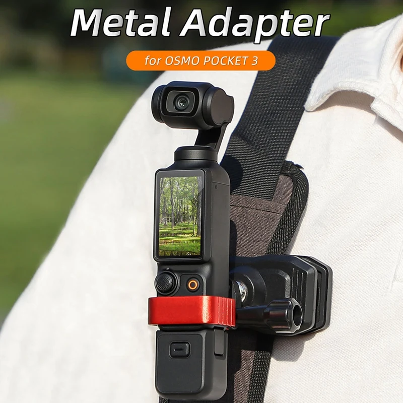 OSMO POCKET3 金属多機能便利な拡張アダプタヘッドカメラ固定ベゼルブラケット部品アクセサリー黒