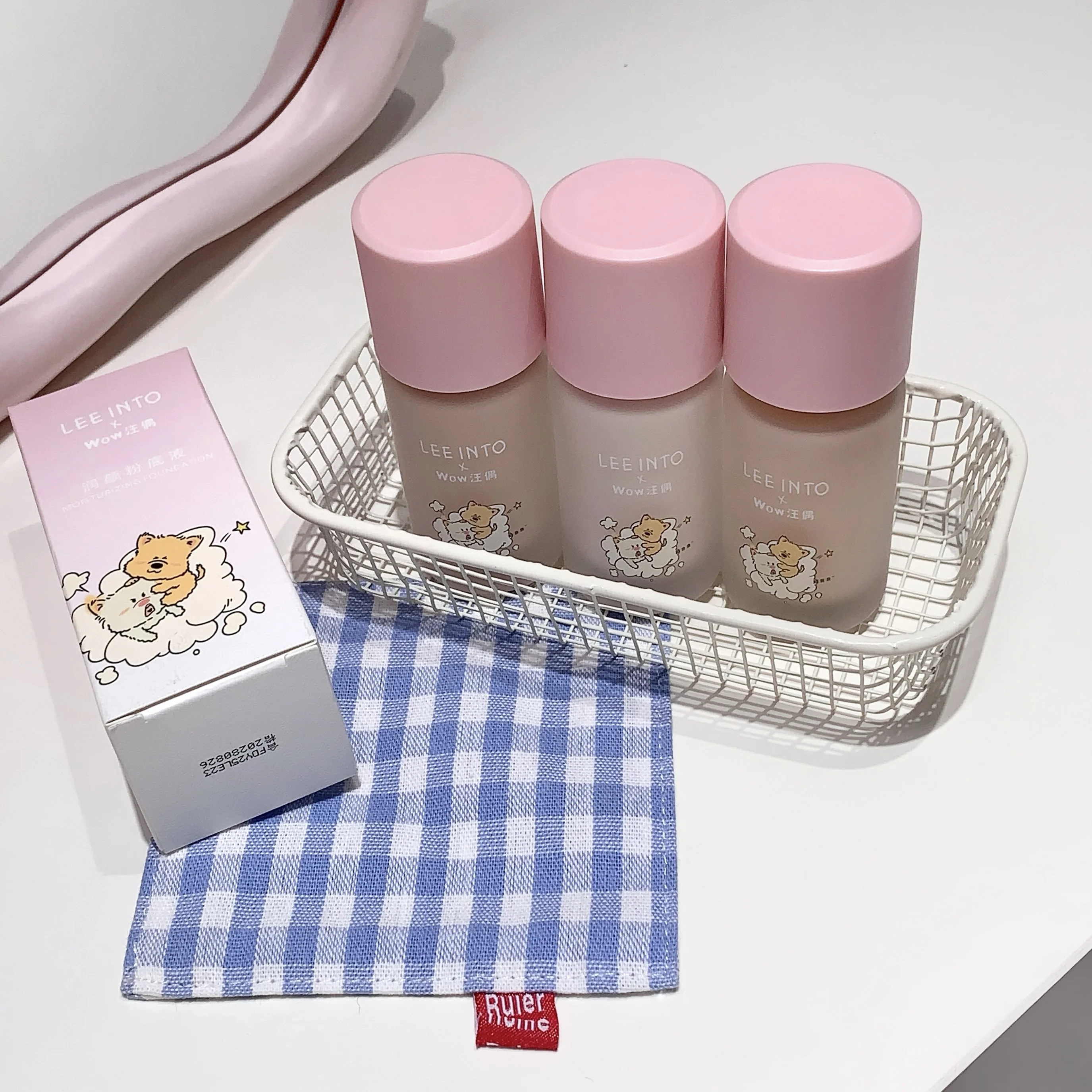 LEEINTO gran oferta base líquida ligera base de maquillaje hidratante de cobertura completa de larga duración acabado Natural