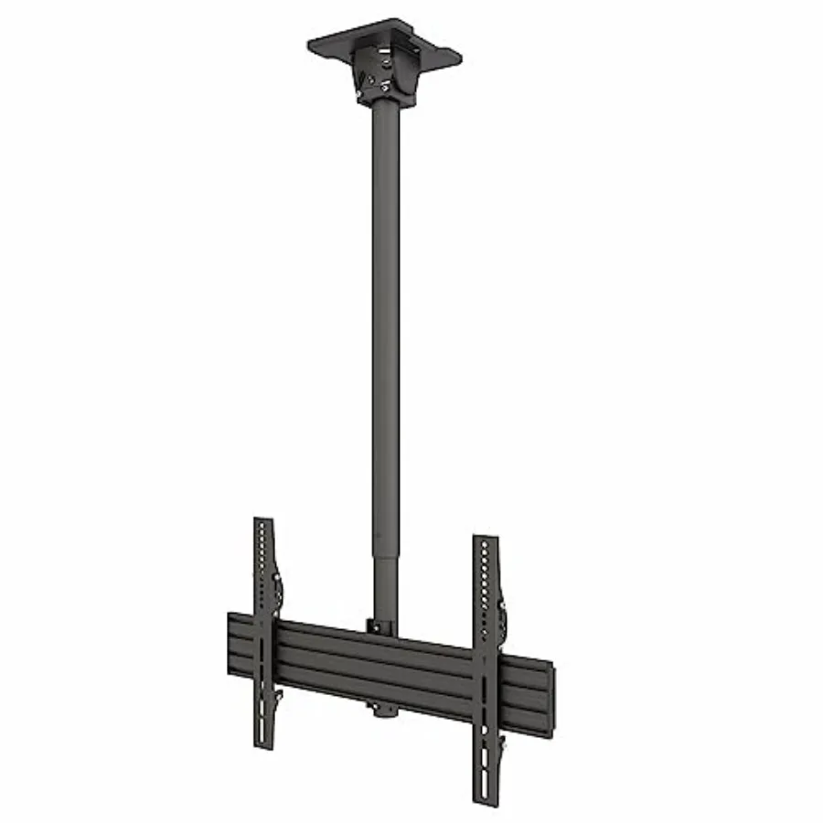 

Outdoor TV Mount for 37-inch to 70-inch TVs Heavy-Duty Steel Black Weatherproof Adjustable Tilt