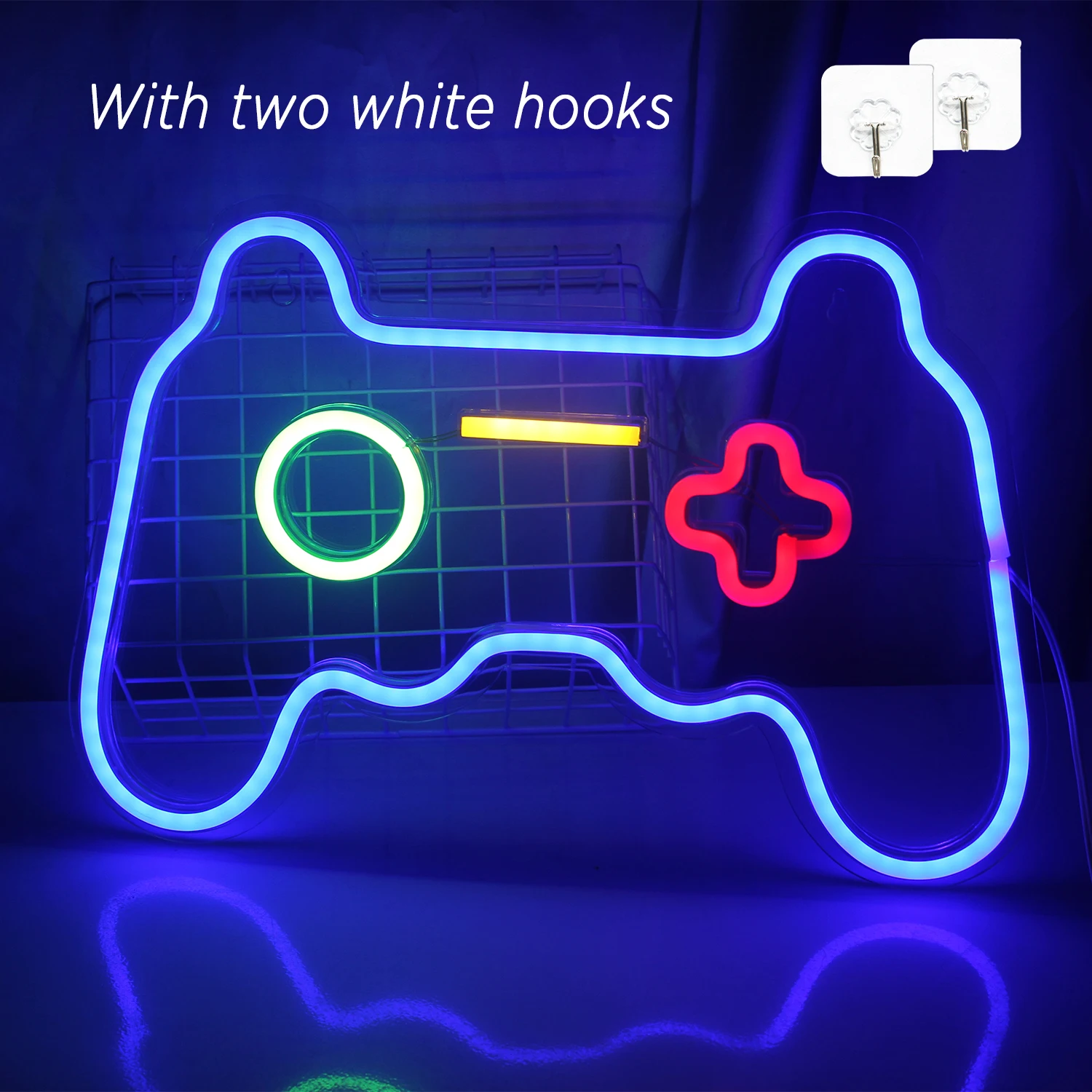 LED Neon Light Game Room Decor Game Console Game Zone Bedroom Hanging Night Lamp Party Holiday Cool Gift Neon Acrylic USB