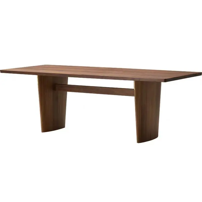 

New Chinese style black walnut coffee table chair combination, solid wood office large board tea table for home use