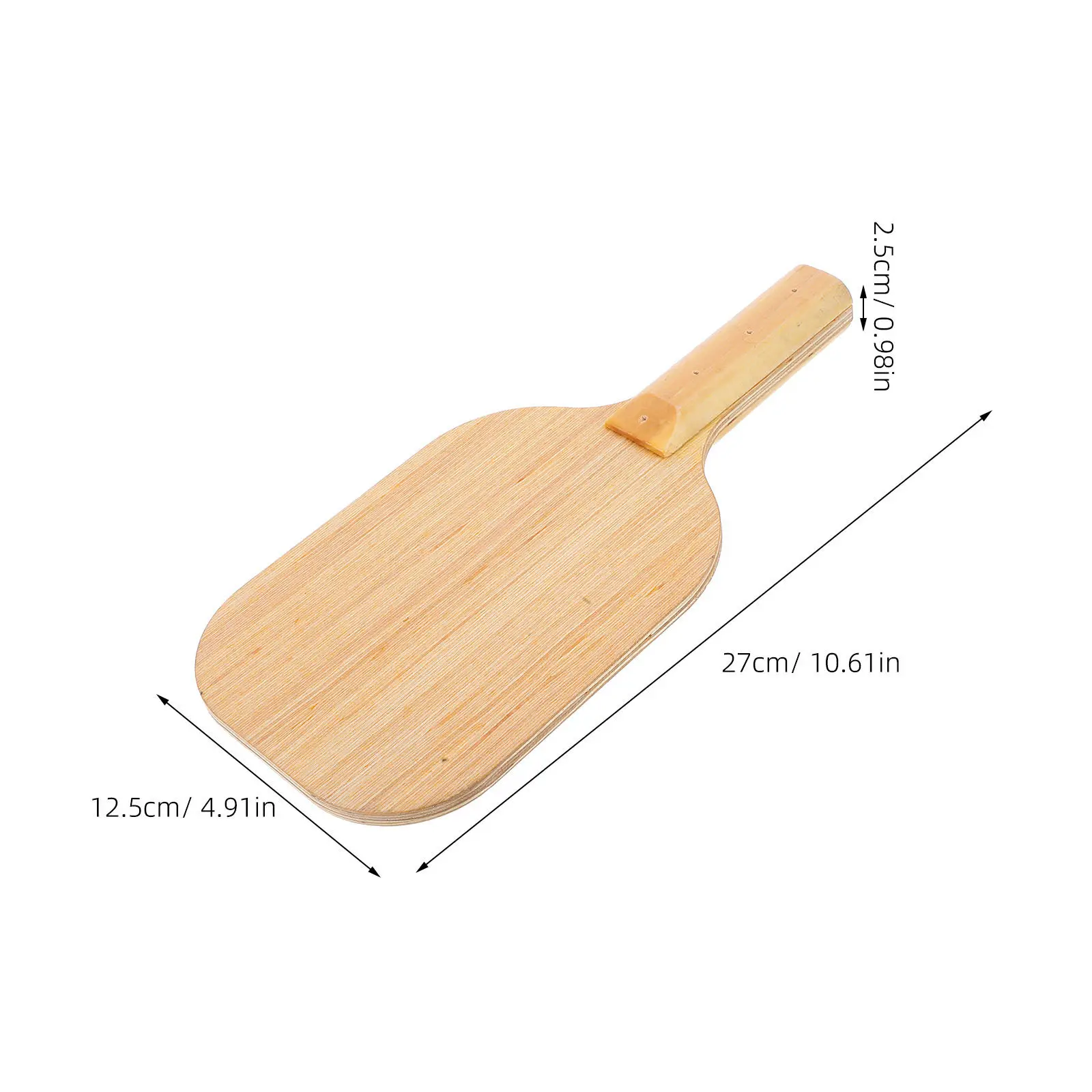 Blind Table Tennis Paddle Designed for Visual Impaired Players System Comfortable Ergonomic Handle Premium Wood