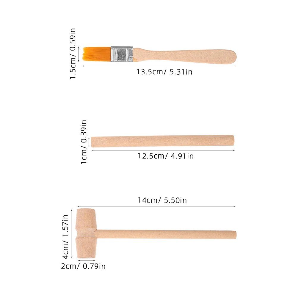 6-teiliges Dinosaurier-Grabwerkzeug-Set für Kinder, praktisches Lernen, Erkundung, sichere Materialien, helles, farbenfrohes Design