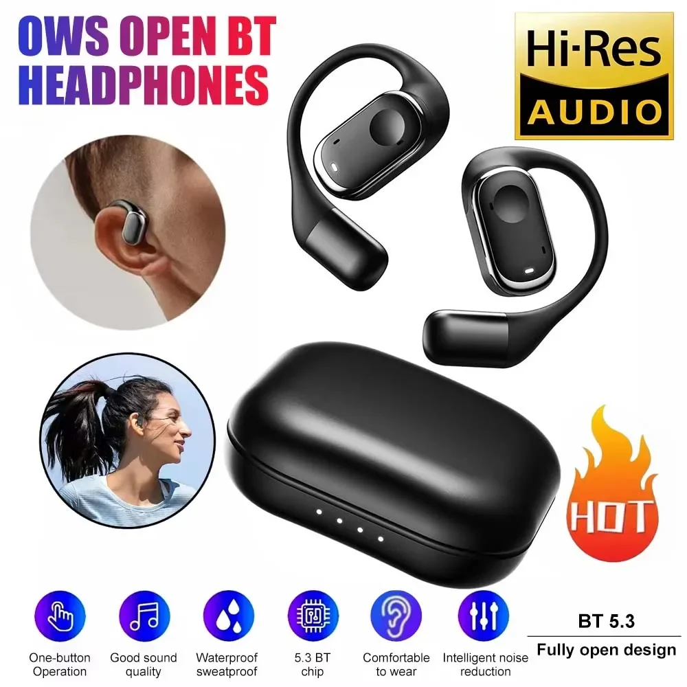 

Y30 Ows Open Ear Hook Headphones Sport Exercise Electronics Bluetooth ENC Noise Reduction Air Conduction Wireless Earphones