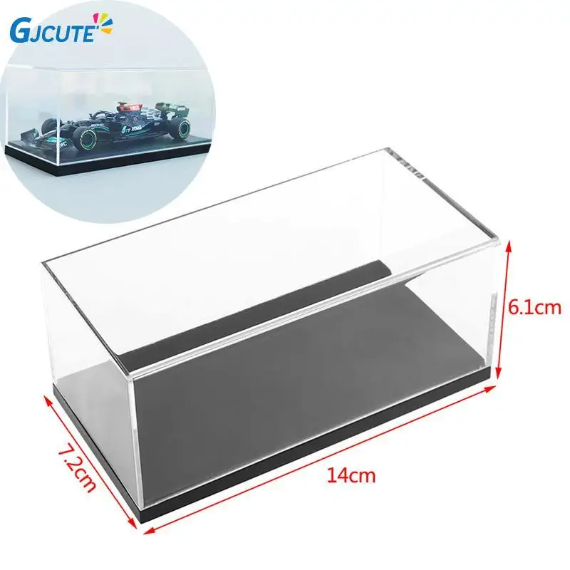 

1pc Transparent Acrylic Hard Cover Case PVC Display Box For 1:43 1:64 Scale Car Model Figure Collectible Miniature Display Box