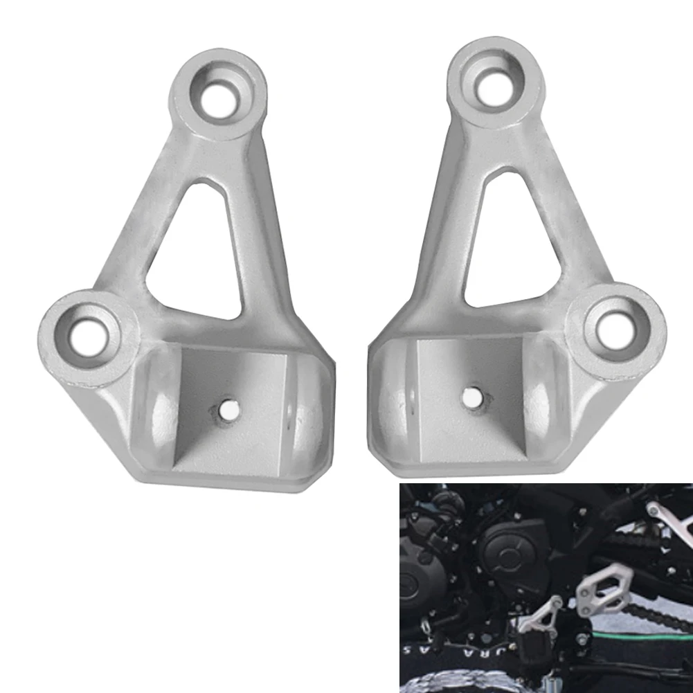 Motorcycle Front Left Right Footrests Footpegs Bracket Foot Support For Benelli TRK502 502X BJ500GS-A