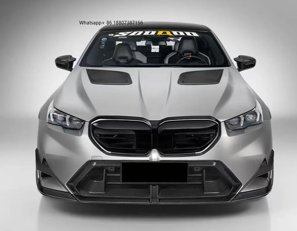 

New for M5 G90 Dry Carbon Fiber Lower Grille-Bolt-On Retrofit/Upgrade with Universal Fitment