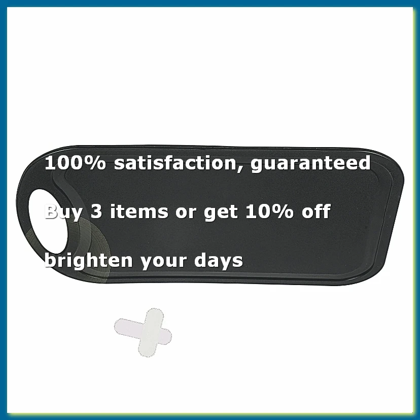 Plastic Chopping Block Meat Vegetable Cutting Board Non-Slip Anti Overflow With Hang Hole Chopping Board Black