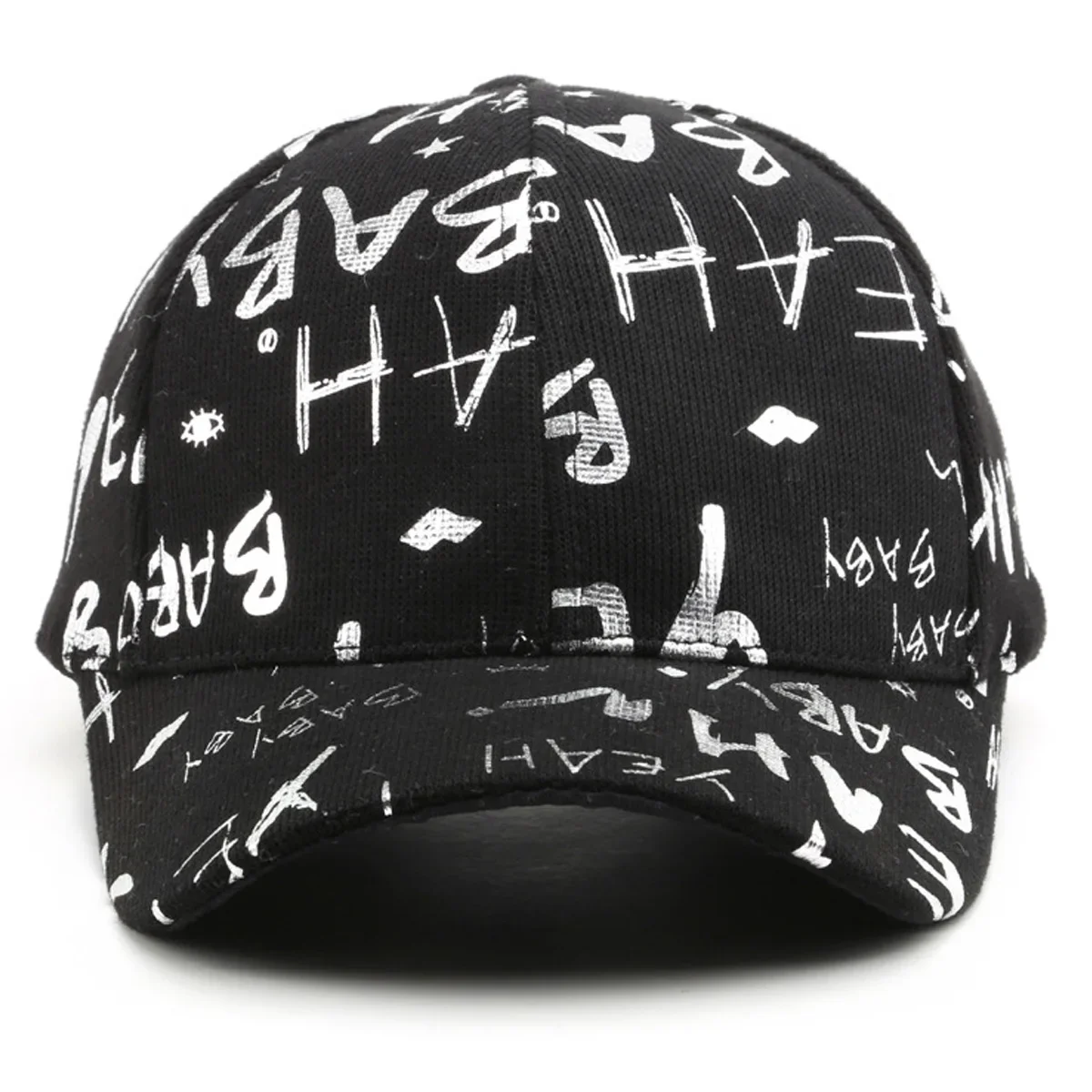 

1pcs New Fashion Printed Baseball Cap Female Summer Running Sun Visor Cap