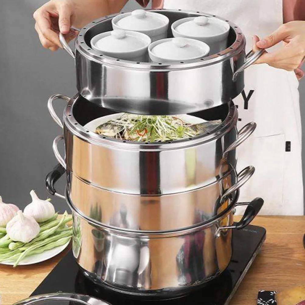 

Stainless Steel Steamer 304 Mesh Basket for Vegetables Bread Rice Eggs Fish Seafood Corn Mosaic Multi Functional Kitchen