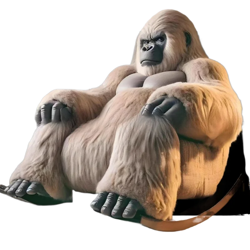 Internet celebrity King Kong sofa chair living room furniture two-dimensional sofa bedroom bed creative size apartment