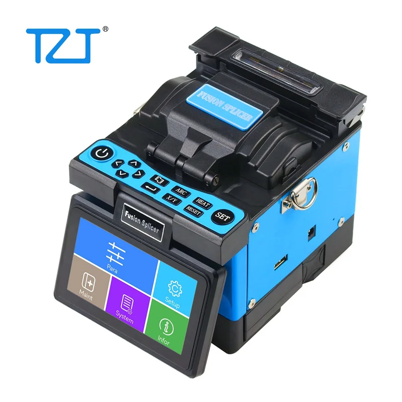 TZT JW4108H High-Precision ARC Fusion Splicer Fusion Splicing Machine Supports Automatic & Manual Modes