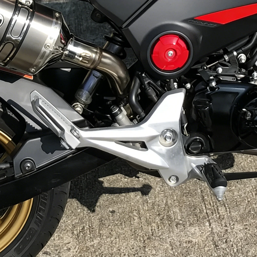 

M3 Right$Left Footrest Assembly for Honda Grom Foot Pegs 1 Piece Right Footrest Footpegs Pedals Compatible With Grom Msx125