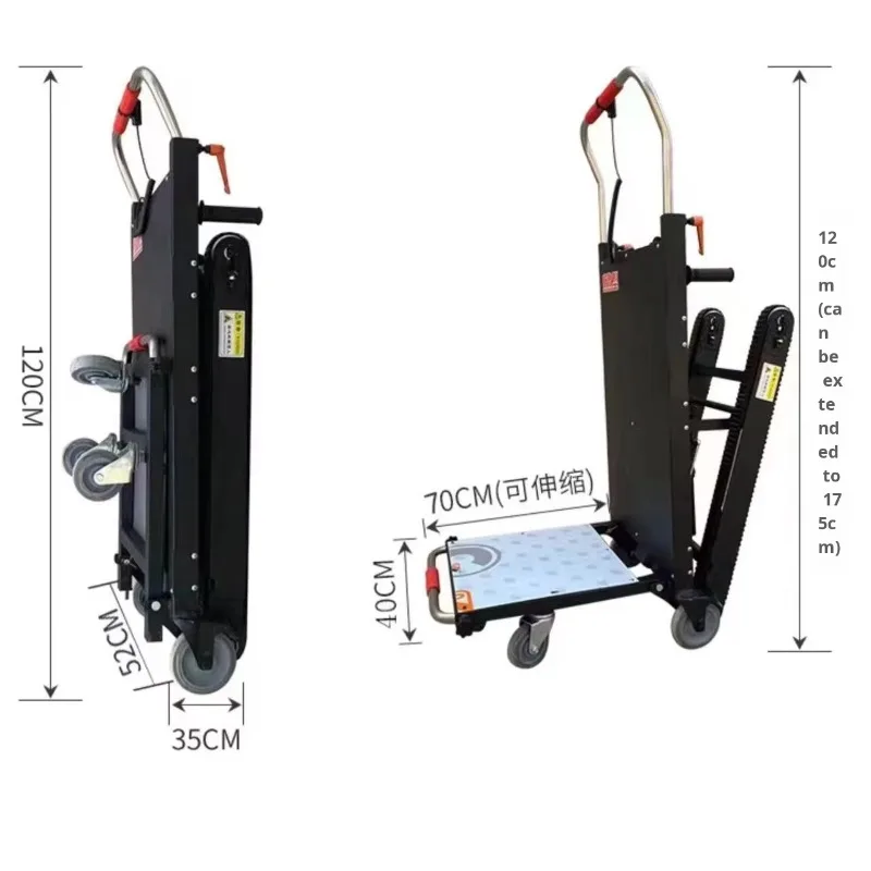 Electric Foldable Household Stair Climbing Machine for Climbing up Stairs Construction Projects Convenient Construction Lifter