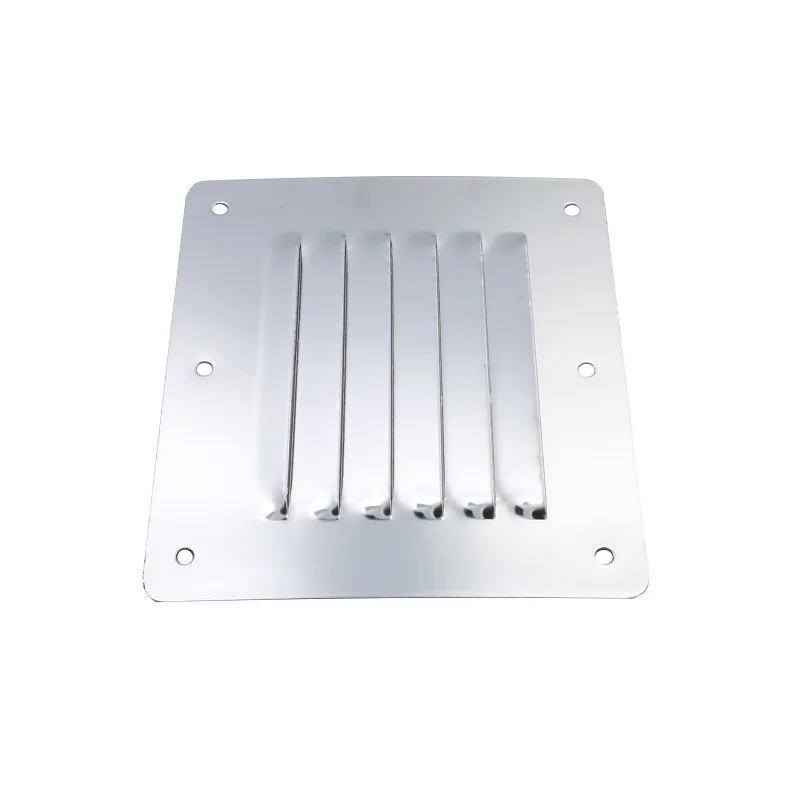 1PCS Boat Marine Vent Louvers 316 Stainless Steel Square Louvered Air Vent Cover