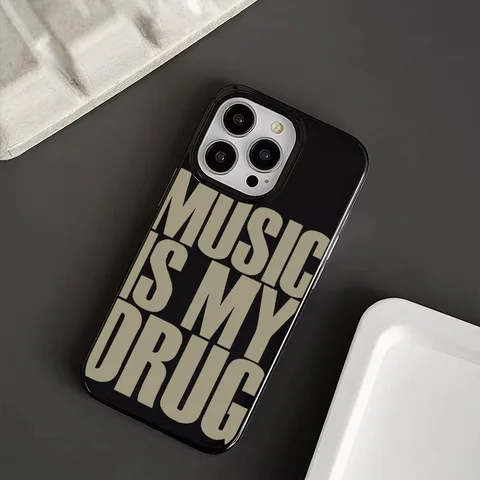Персонализированный чехол для телефона Love Music English Trendy Art для iPhone 16, 15, 14, 13, 12, 11 Pro Max 7, 8 Plus X XS XR, чехол