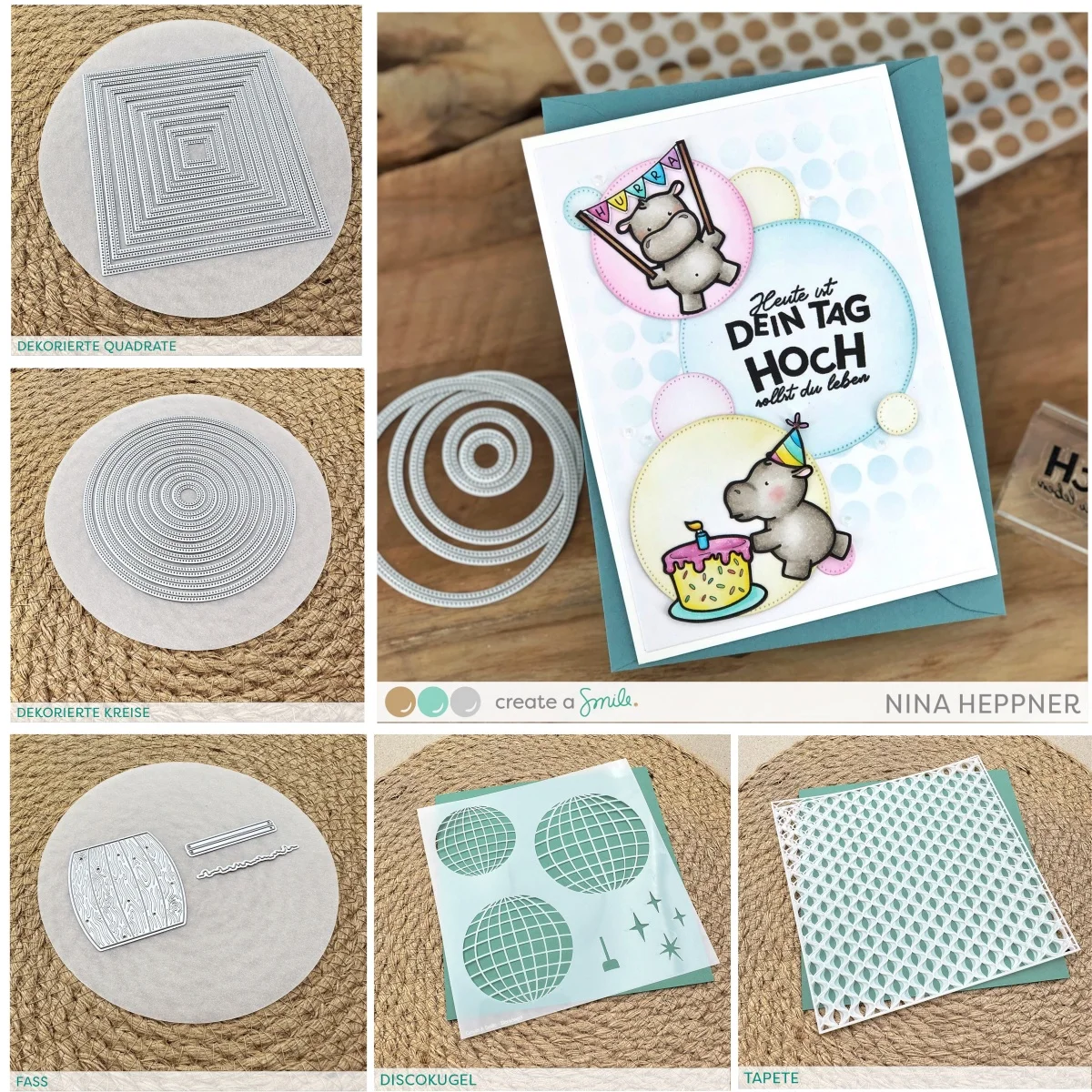 

Squares Circles Metal Cutting Dies Disco Ball Stencil DIY Making Card Scrapbook Embossed Craft Template Decoration