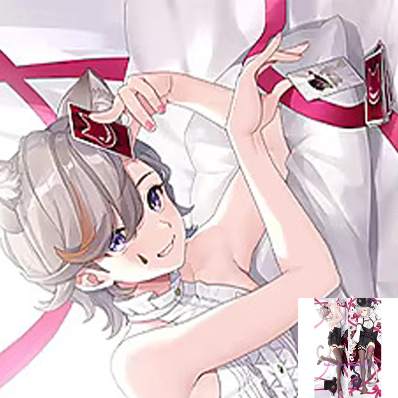 Dakimakura أنيمي ليني غطاء وسادة على الوجهين طباعة وسائد الجسم بالحجم الطبيعي غطاء وسادة الكبار 2024