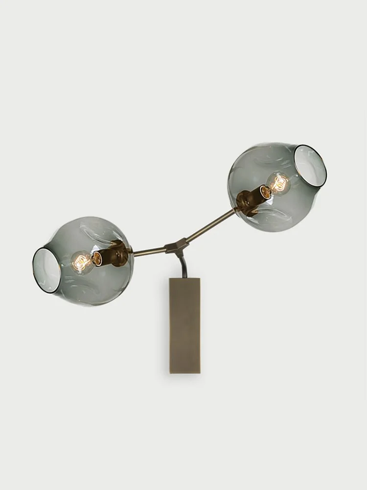 Modern Minimalist Design Home Applicance Lustre Creative Home Decor Handmade Grape Glass Wall Lamps Indoor Light For Living Room