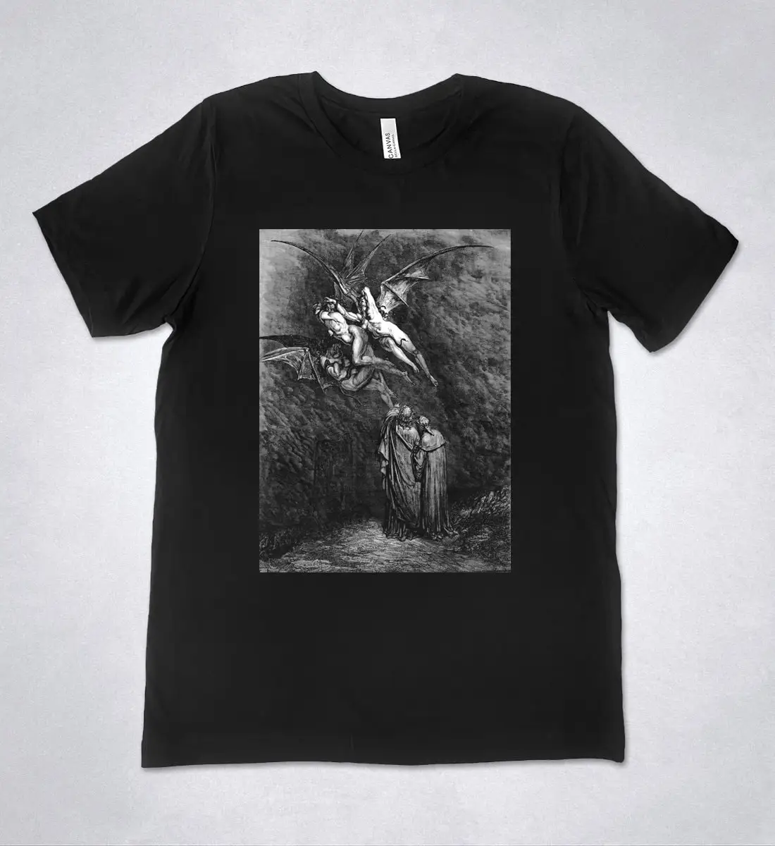 Gustave Dore T-shirt the Divine Comedy Inferno Gustave