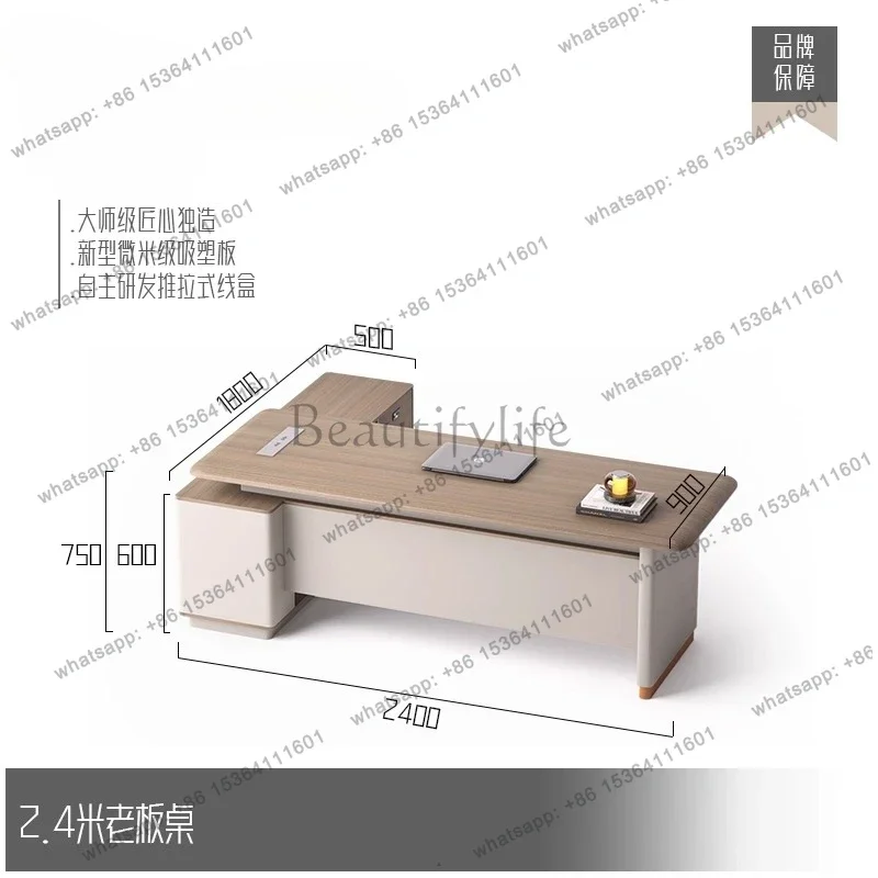 160 180 200 220 240 cm Modern manager boss Room desks Computer desk office Table pliante Motion desk