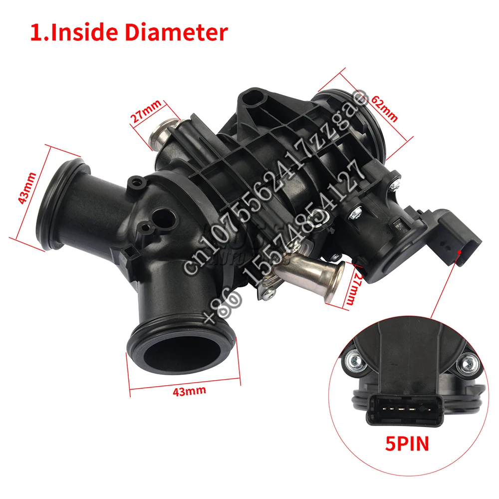 Glossy Throttle Body For Rover 2010- Rover SPORT 2010- Discover 4 LR4 3.0 V6 LR079230 LR013102 LR029144 LR049446