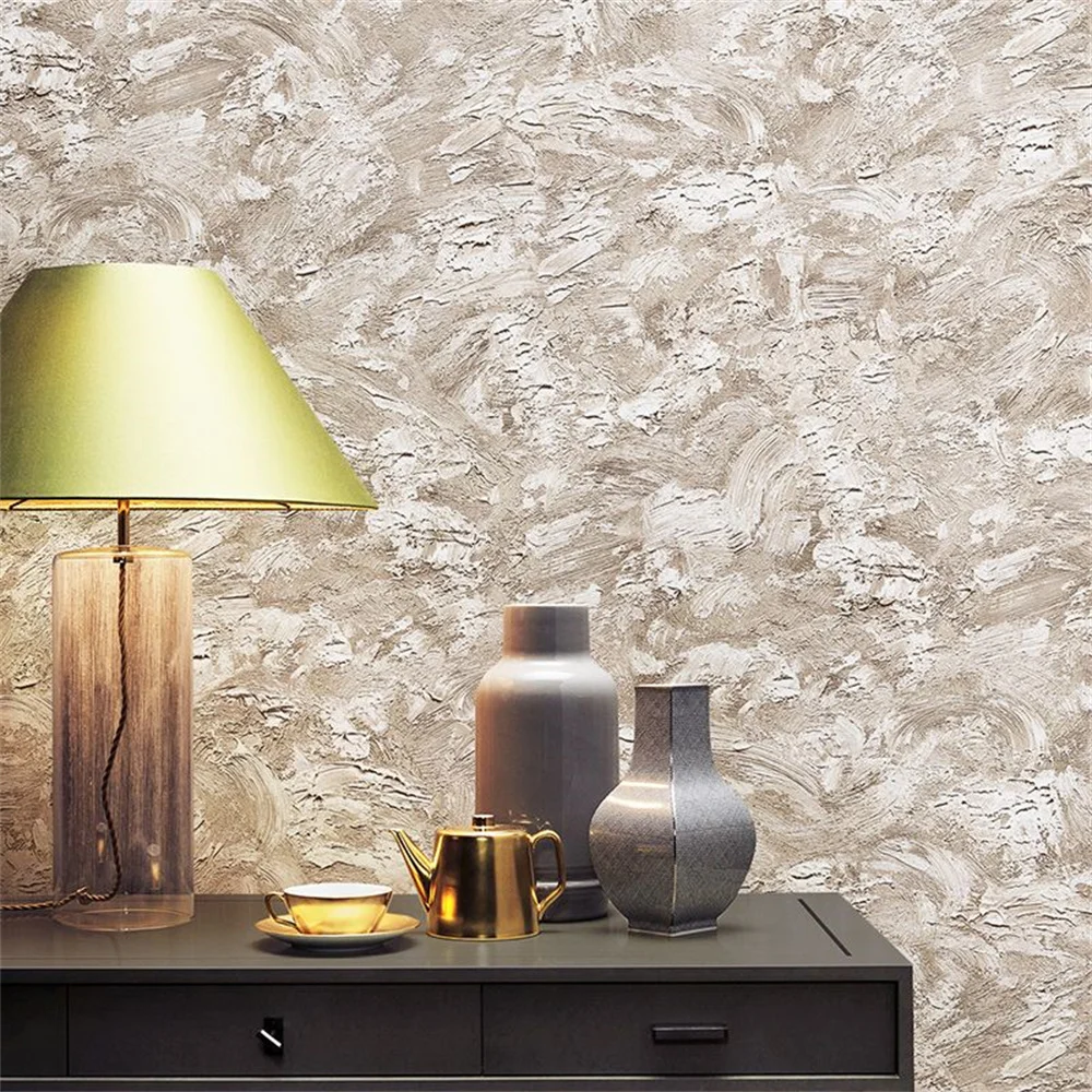 

Retro Yellow Wallpaper Non Woven Bedroom Tv Backdrop Living Room Clothes Store Cafe Bar Mural Industrial Style Cement Wallpaper