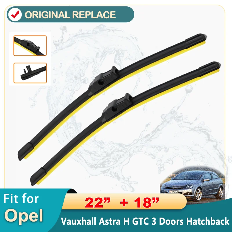 Per Opel Vauxhall Astra H GTC 3 porte Hatchback 2005-2009 spazzole tergicristallo anteriori spazzole accessori per taglierina