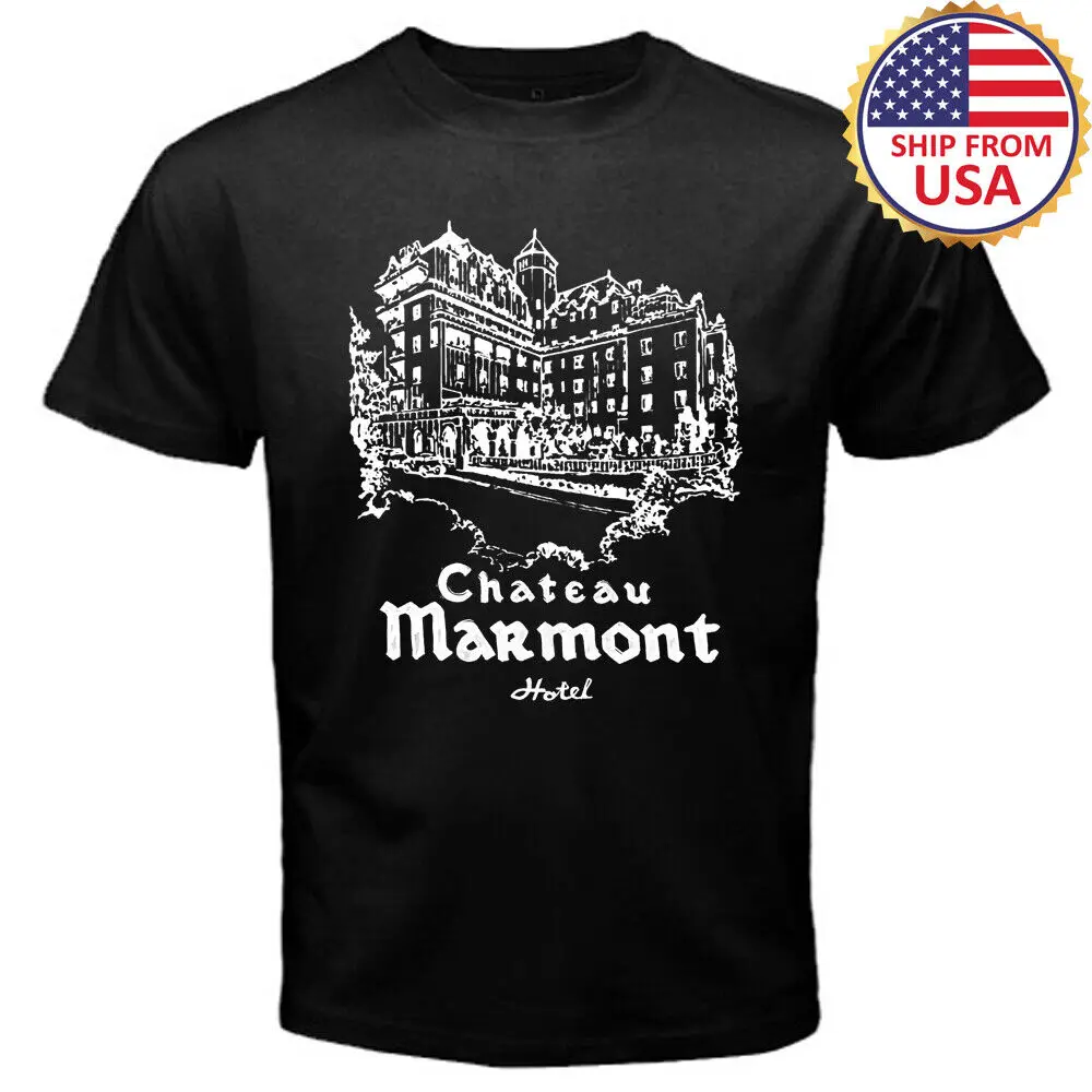 Chateau Marmont Men's Black T Shirt Size S 3XL