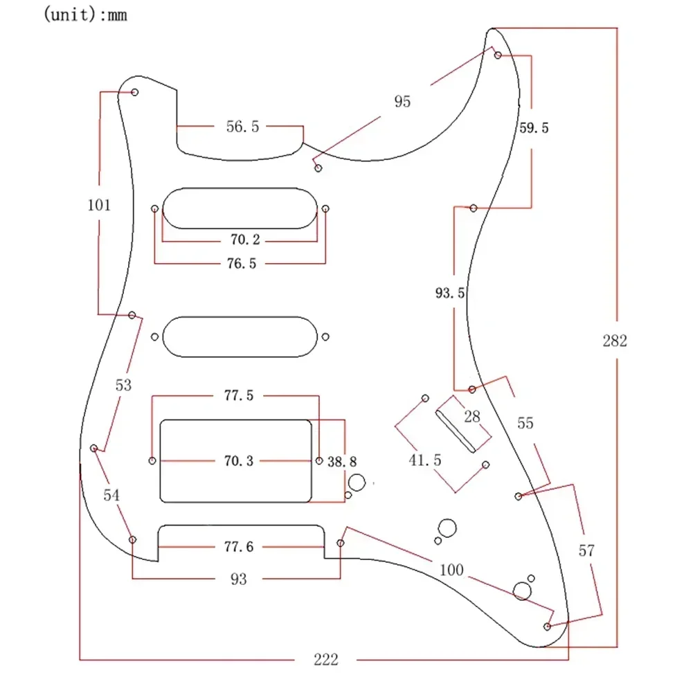 

For Electric Guitars Scratch Plate Guitar Pickguard Aluminum Brand New.High Quality Durable Scratch Plate