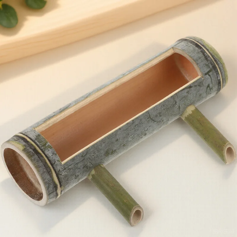 

Bamboo Fountain for Outdoor Patio Garden Decor Creative Water Spout Recycling Fish Tank Aquarium Small Pond Landscape Design