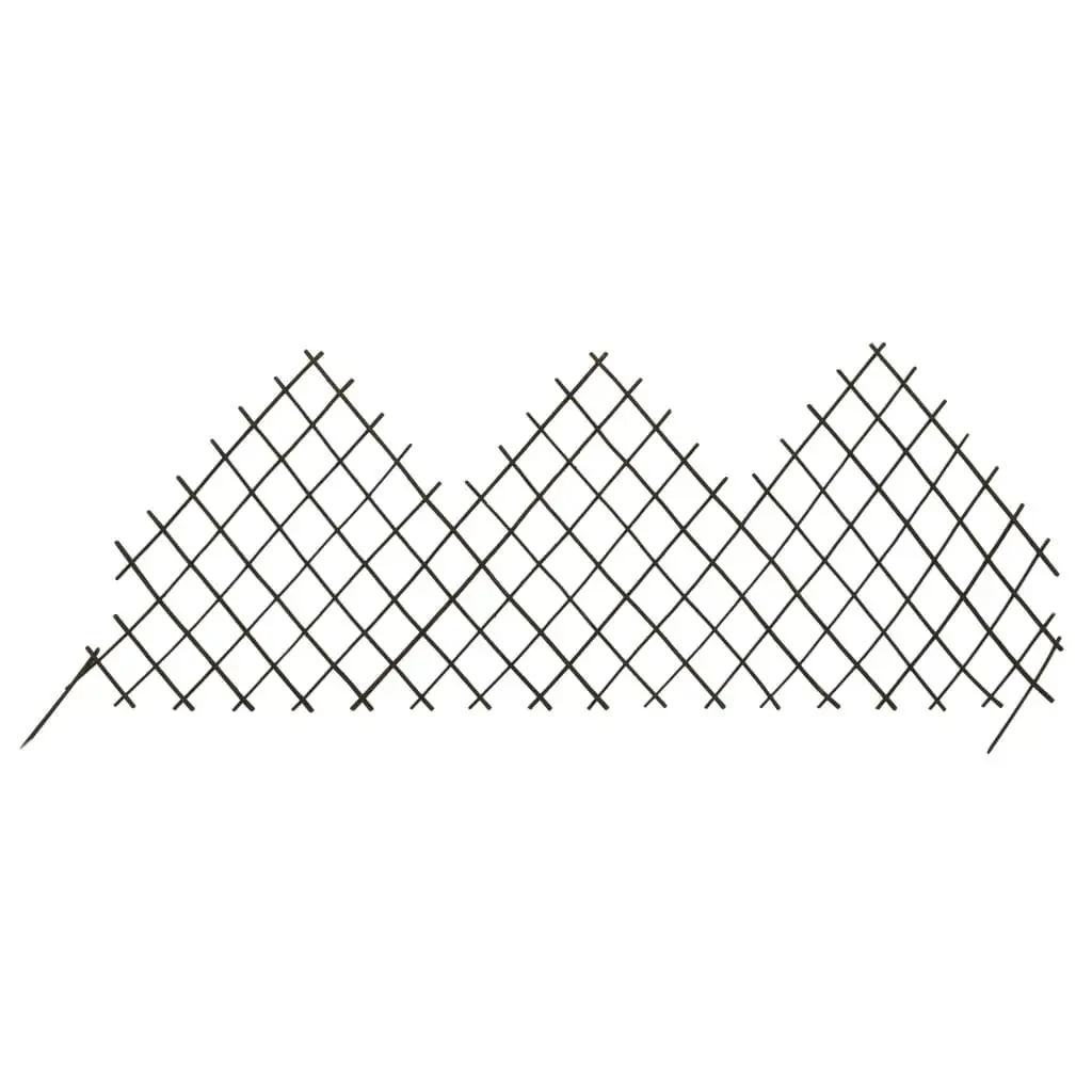 5 Pcs Willow Garden Trellis Fences - 66.9x29.5 Inch Outdoor Decorative Support