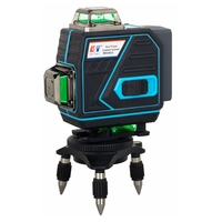 KaiTian 360 Laser Level Battery Professional Green 4D Cross 16 Lines Horizontal&Vertical Self Leveling Niveau Laser Level Tripod