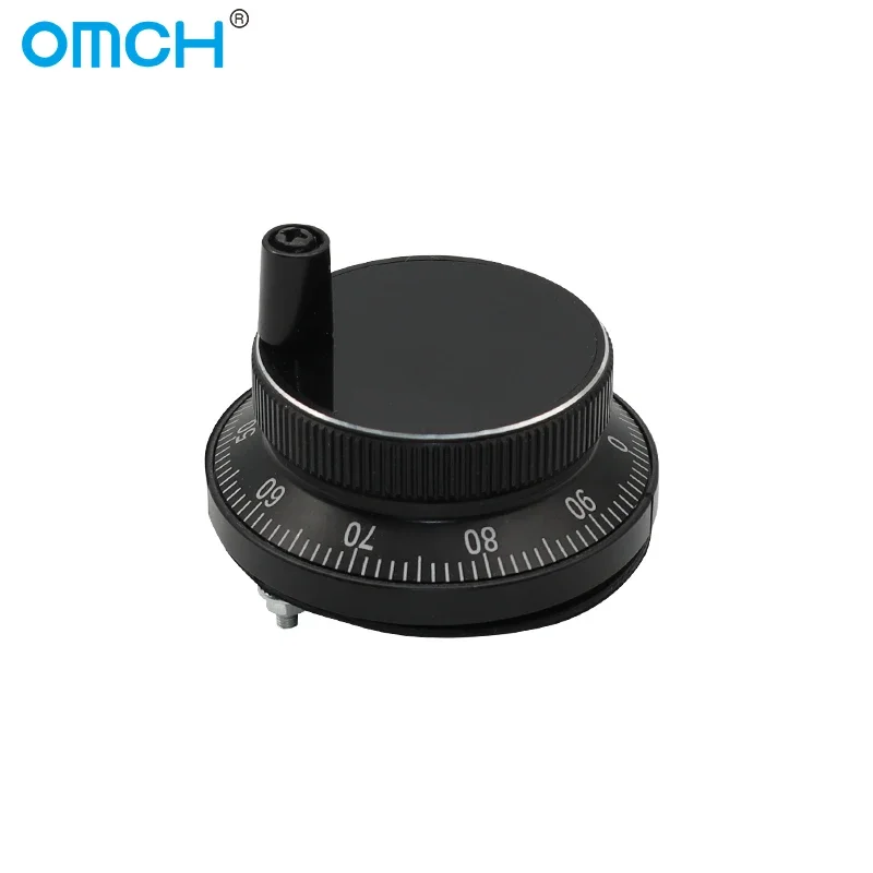 OMCH Handwheel Pulse Encoder 60 มม.80 มม.100 P/R NPN แรงดันไฟฟ้ากว้างวงจรป้องกันป้องกันป้องกันการเชื่อมต่อเท็จ Current Overloads