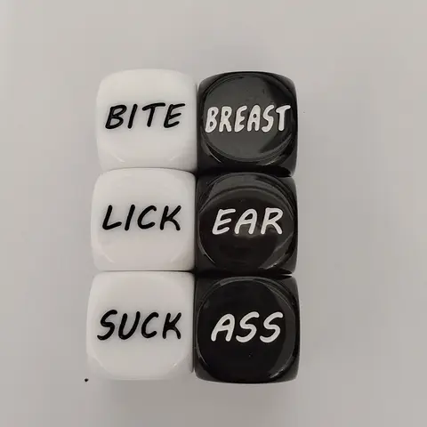 6pcs Adults Games Dice Set sexx Accessories for Adult Fun Playing Accessory Secret Role Play Couples Postures Plastic Toys Kit