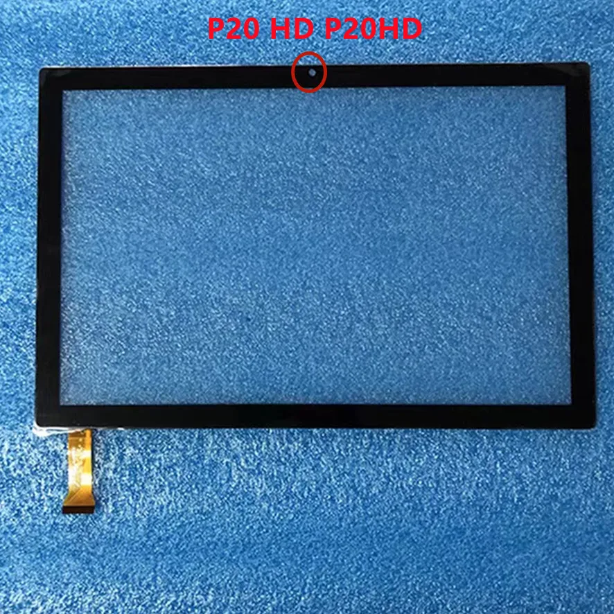 Panel de cristal digitalizador con marco 2.5D, pantalla táctil de 10,1 pulgadas para Teclast P20 HD P20HD TLA007 Tablet PC