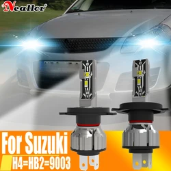 2pcs H4 Led Headlight Canbus HB2 9003 Car Bulb High Power White Light Diode Lamp 12v 55w For Suzuki Grand Vitara Swift Jimny SX4