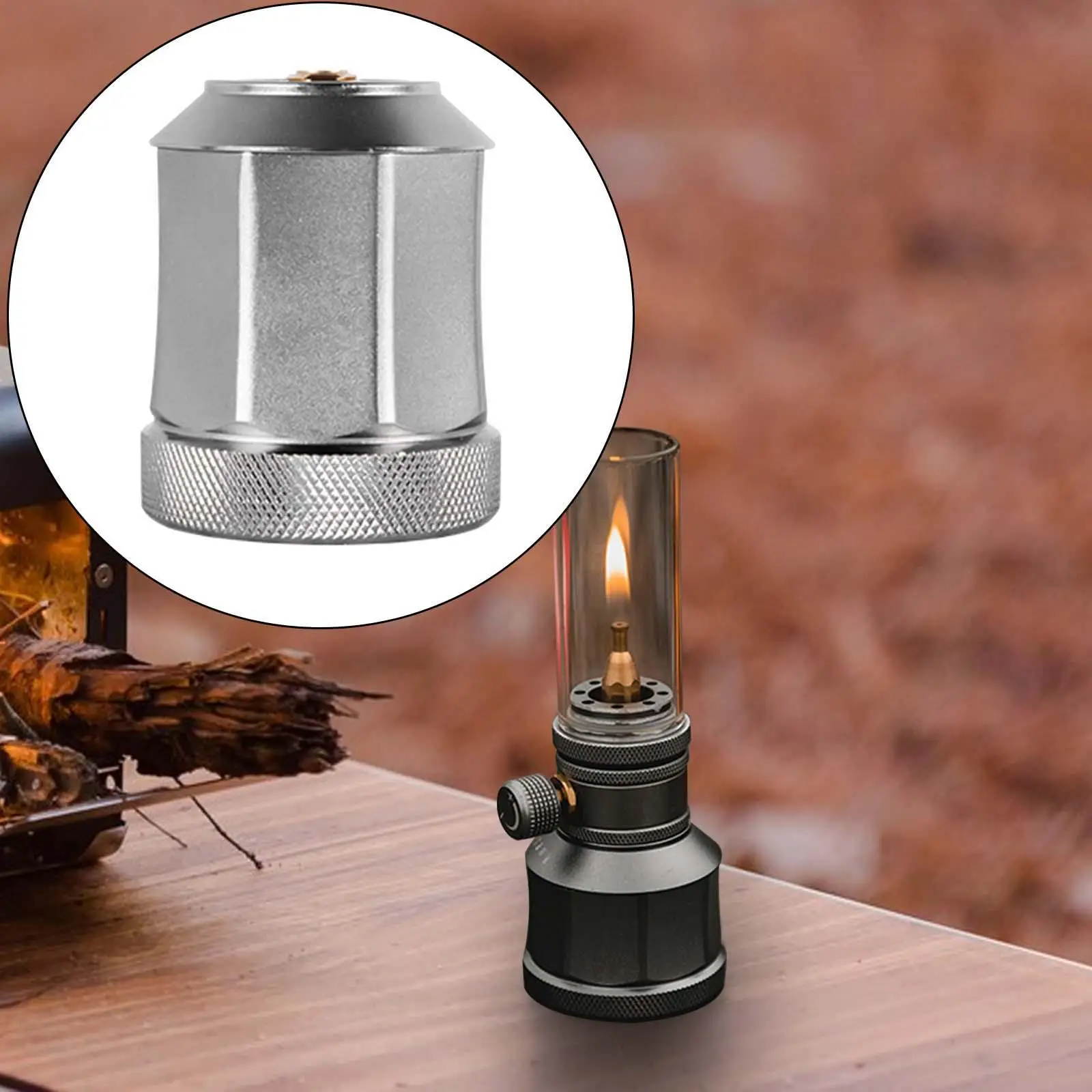 Mini Empty Refillable Gas Cylinder for Camping Lantern Replacement Aluminum Alloy Tank for Outdoor Tent Lamp Trekking Use