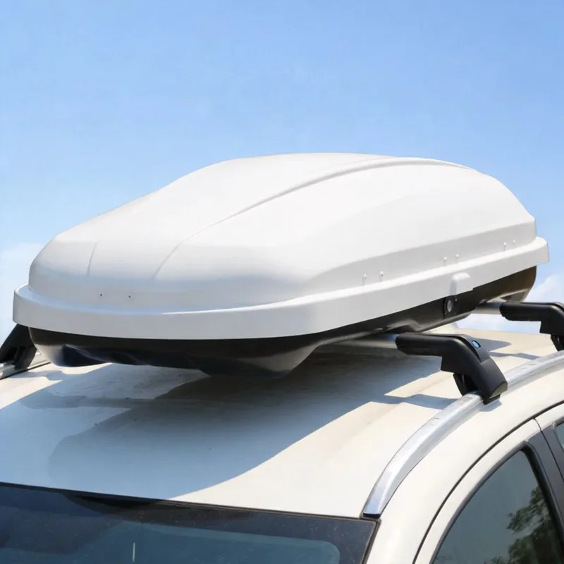 

Universal 400L Dual Side Opening Sporty SUV Roof Cargo Box ABS+PMMA Waterproof Aerodynamic Design Roof Top Carrier