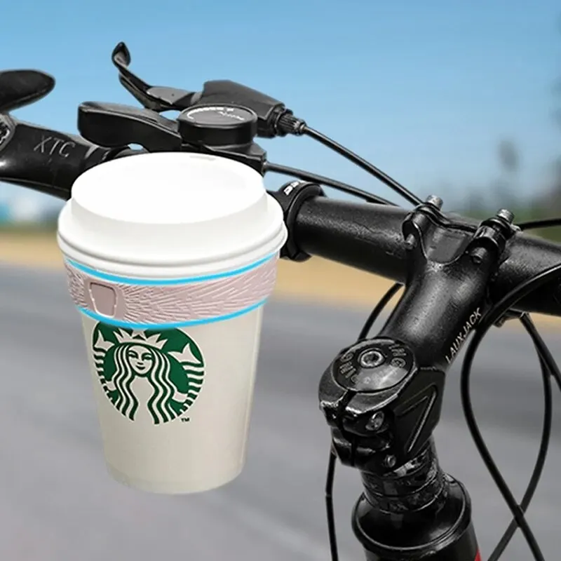 ENLEE Bicycle Coffee Cup Holder Universal Mountain Bike Water Bottle Holder Mount Cycling Electric Scooter Bracket Accessories