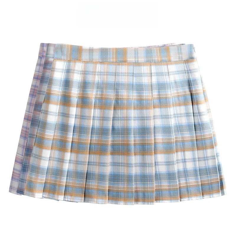 

Юбка JZZDEMM Pure Desire в клетку, ультракороткая, с высокой талией, утягивающего кроя, модная, непрозрачная, для прогулок