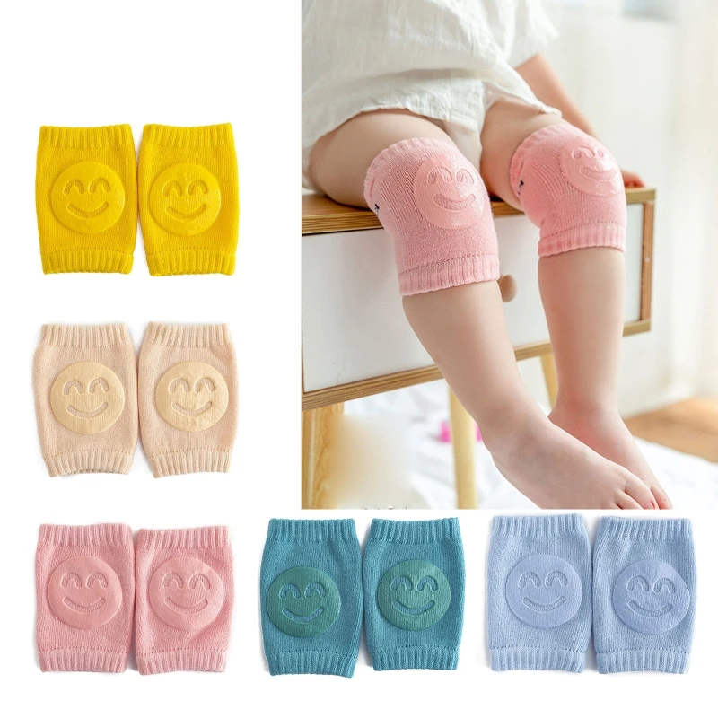 1 Pair Baby Crawling Anti-Slip Kneepads Infants Safety Elbow Cushion Toddlers Leg Warmer Knee Support Protector