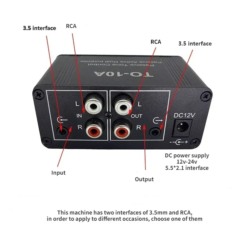 NE5532 Audio Signal Preamplifier Passive Tone Control Stereo Music Heaphone Power Amplifier Board Treble Bass Volume Control