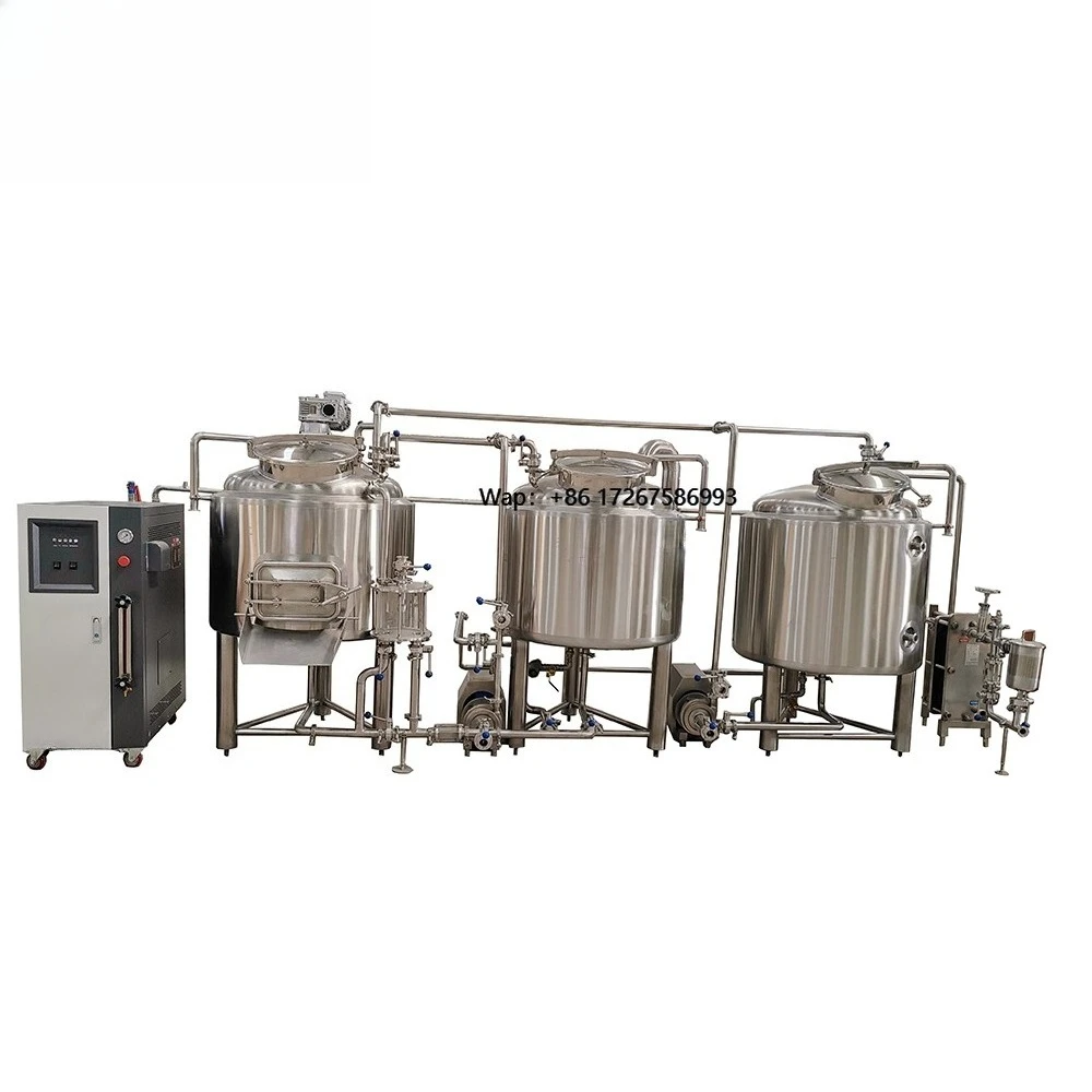 High Quality Nano Brewery Equipment 200L 300L 500L Micro Beer Brewing SystemTurnkey Project Manufacturer