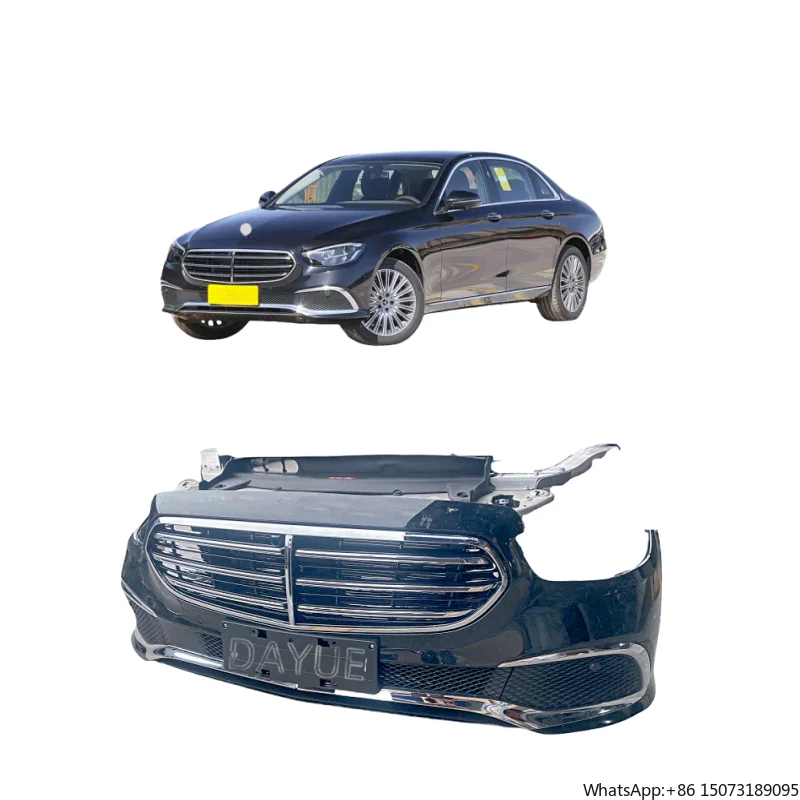 Original  Front Bumper for E-Series W213 2021-2023 Second-Hand Body Kit Grille for 2021-2023 Models