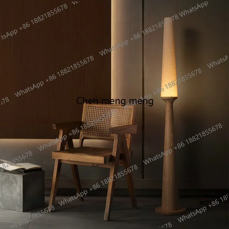 E153 Medieval living room sofa floor-to-ceiling lamps bedroom Song Dynasty aesthetic art solid wood