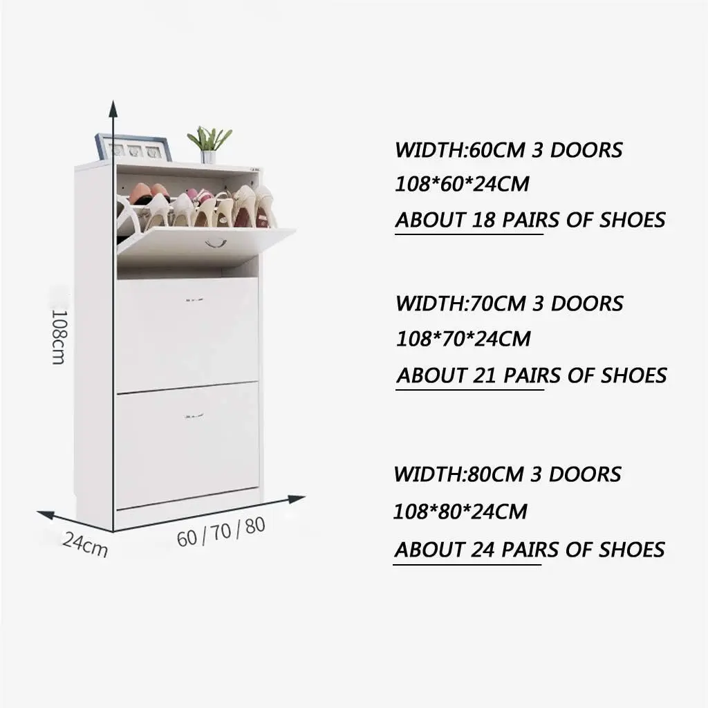 Multi-Function Combination Door Cabinet (Color : White Size : 80 cm) Size:60CM Colour:White (Color : White Size : 60CM)
