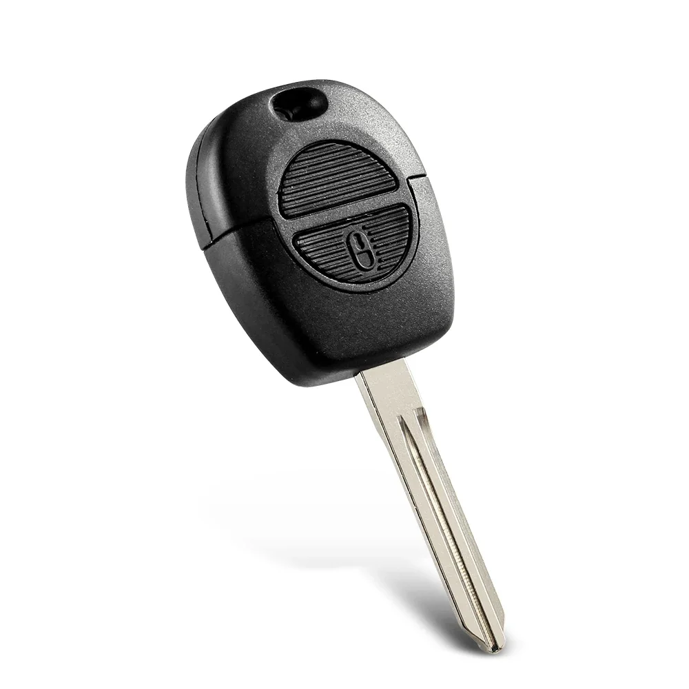 KEYYOU-carcasa de llave remota para NISSAN Pulsar Patrol, reemplazo de 2 botones, Primera, Xtrail, Terrano, Almera, Micra, NSN14, Fob